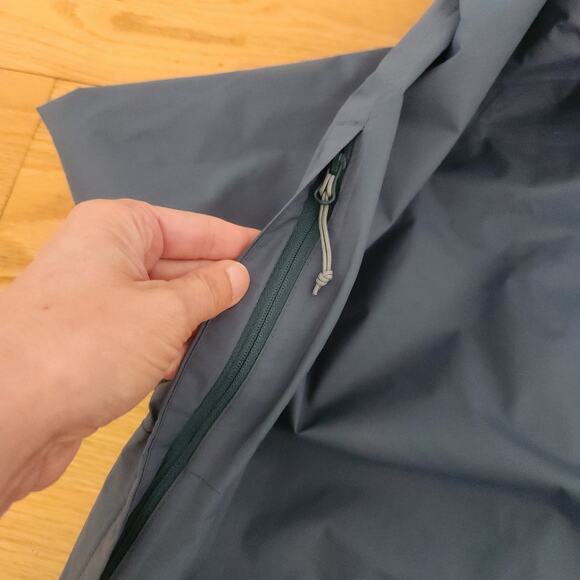 FLAW Outdoor Research Apollo Jacket XL Womens Rain Hooded Full Zip Blue Green - Picture 8 of 16